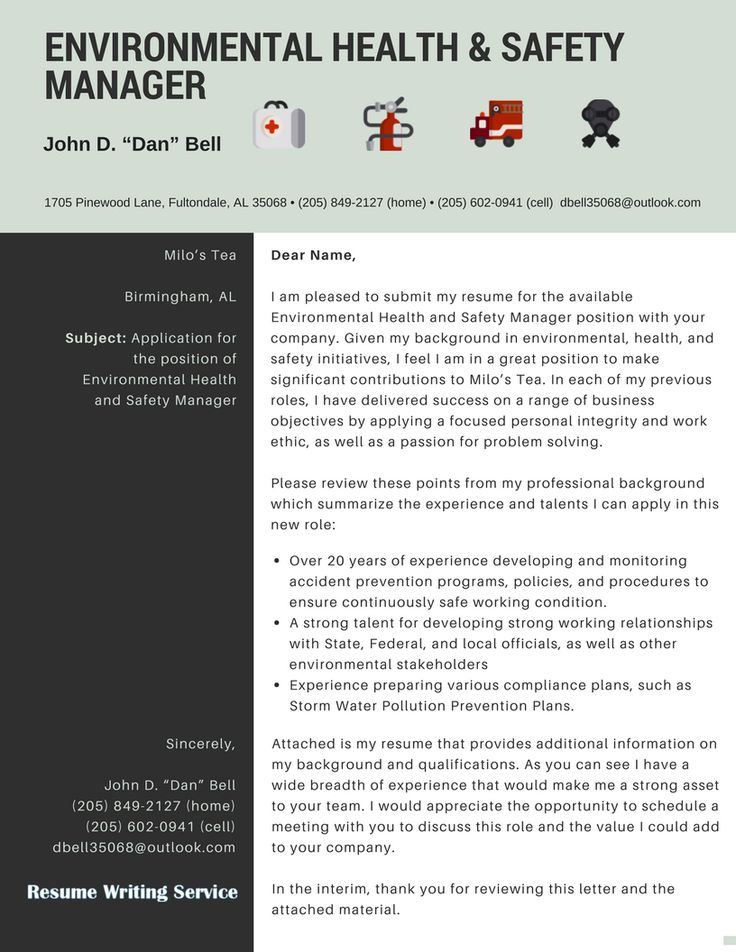 http://www.resumewritingservice.biz/safety-manager-cover-letter/ Safety manager cover letter sample that can provide you with the writing tips you need to make your cover letter flawless. Get more samples on our site!