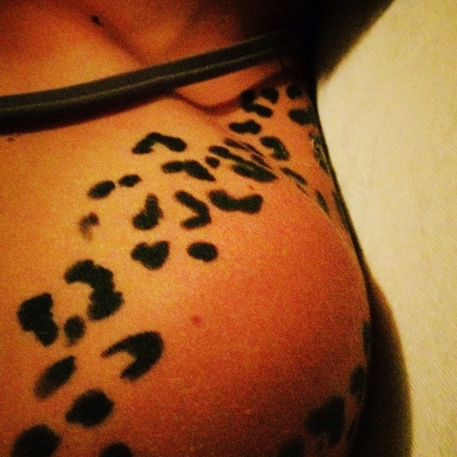 My Leopard print tattoo 3 Leopard print tattoos, Tattoos, Body art tattoos.