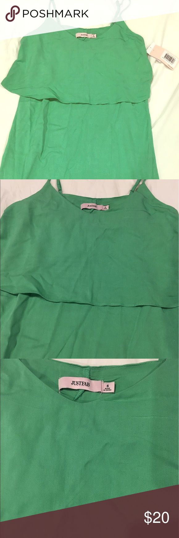 Ruffle Front Light Green Dress | Light green dress, Green dress ...