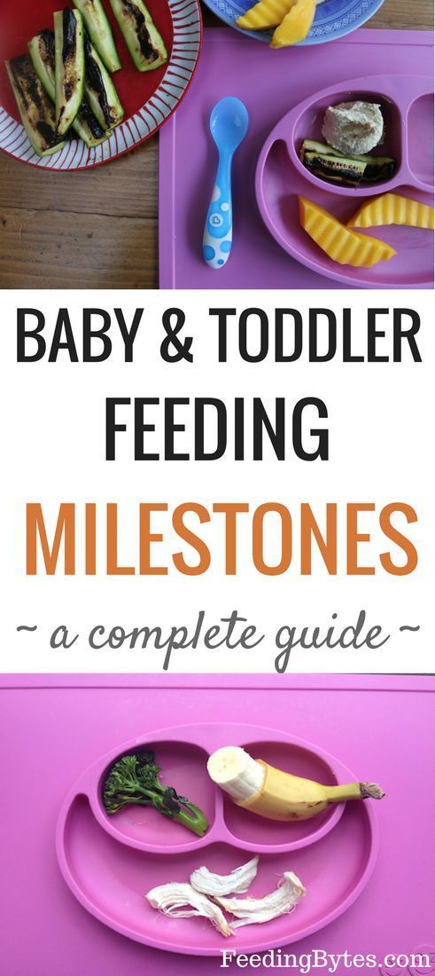 A complete guide to main feeding milestones for baby and toddler