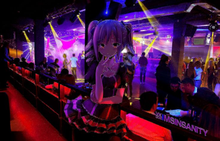 Anime strip club