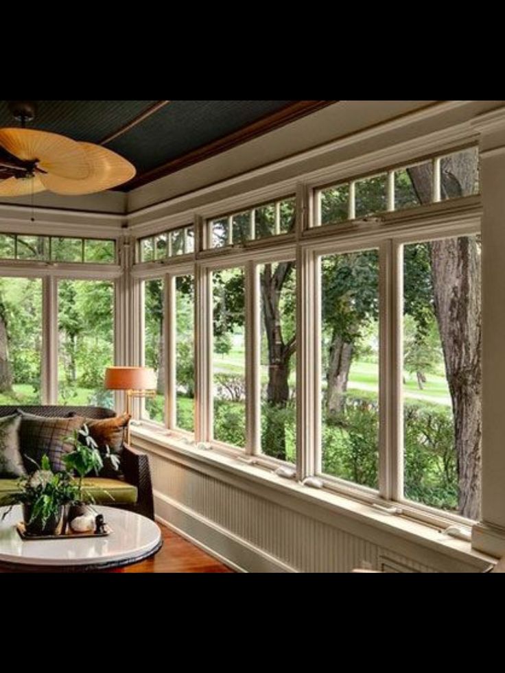 Pin by Sandy SeamanRasmussen on Lake house Sunroom windows, Sunroom