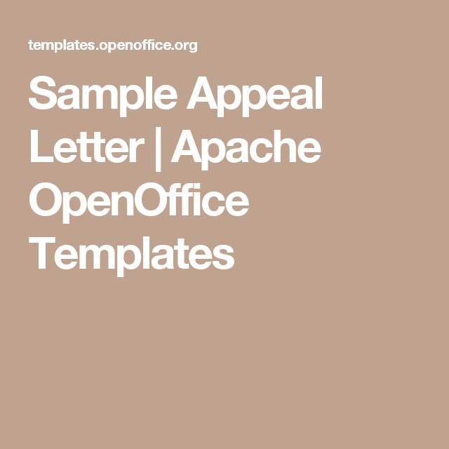 25 best Letter Samples images on Pinterest Apache openoffice - appeal letter 25 best Letter Samples images on Pinterest Apache openoffice - appeal letter