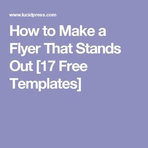 define flyer