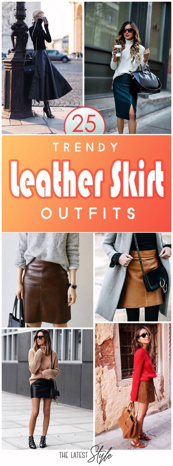 25 trendige Lederrock-Outfits für saisonale Stylistas - #lederrock #Lederrock20...