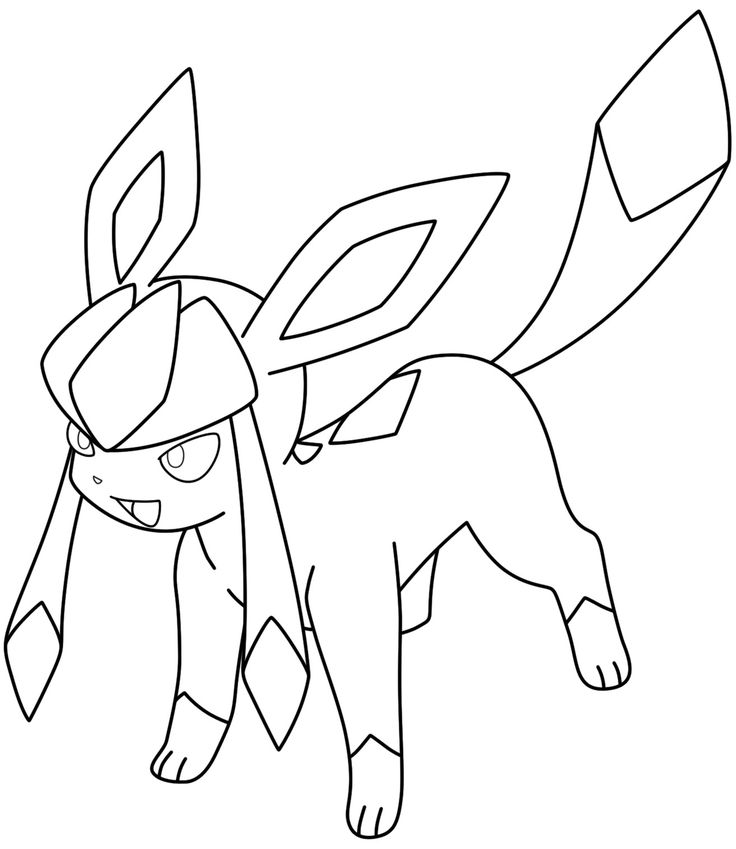 Download Pokemon Glaceon Coloring Pages | Pokemon coloring pages, Pokemon coloring, Cartoon coloring pages