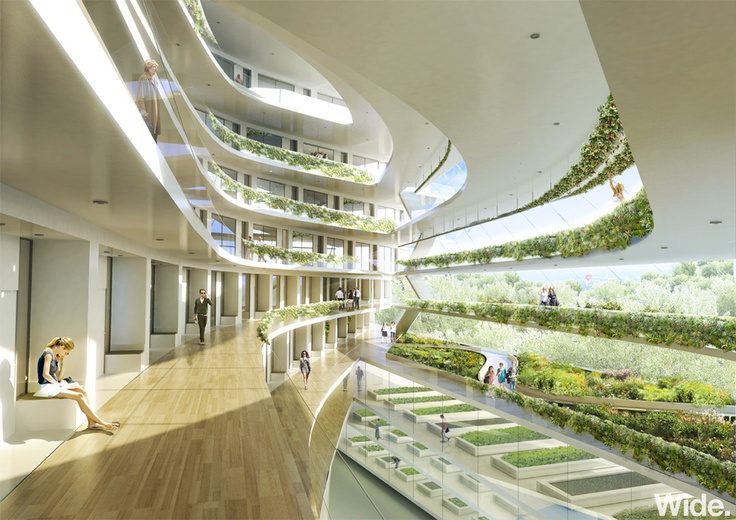 3XN - Greenhouse School Stockholm Architectural visualization