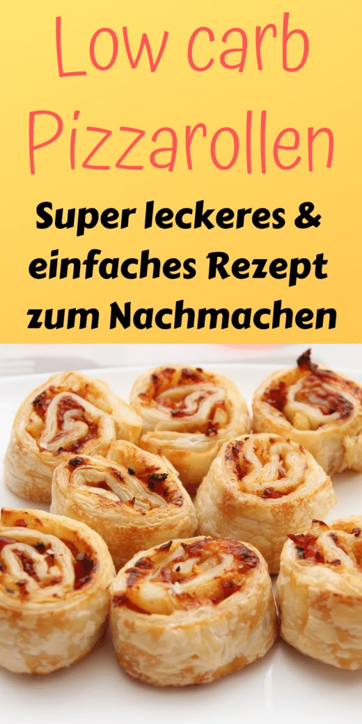Low carb Pizza Rollen - Schnell und kinderleicht - Lebensheld