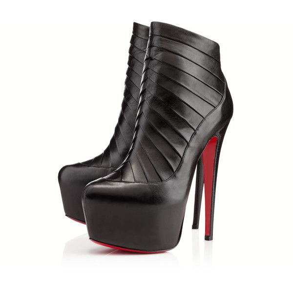 christian louboutin amor leather platform ankle boots christian louboutin amor leather platform ankle boots