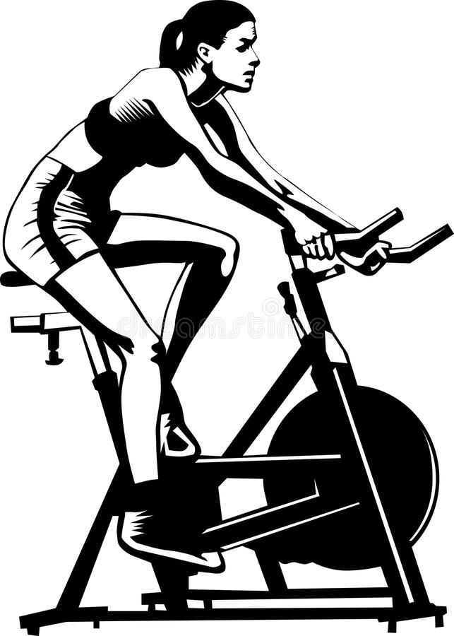 A Black Woman Using A Stationary Bike In 2020 Biking Workout