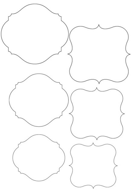 paper photo frame template