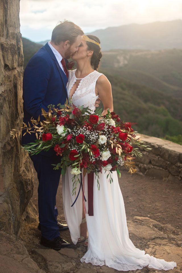 Wonder Woman Inspired Elopement Wonder Woman Wedding Wedding