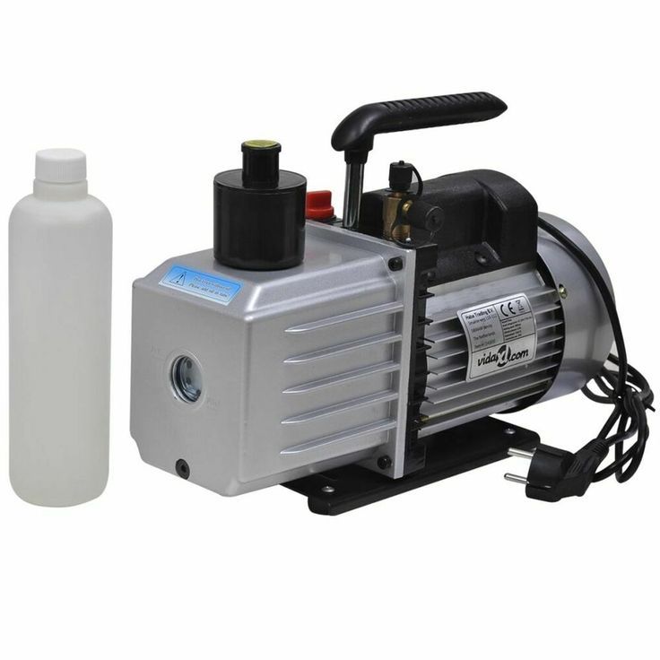 vidaXL Pompe à vide simple étage 100 l//min pour systèmes de réfrigération