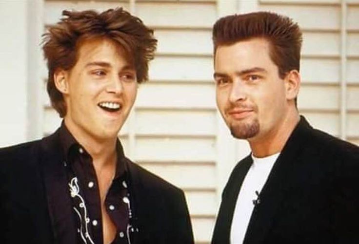 A Bit Of Younger Johnny With Charlie Sheen ジョニーデップ デップ チャーリー A Bit Of Younger Johnny With Charlie Sheen ジョニーデップ デップ チャーリー
