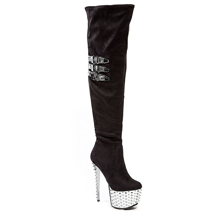 Stiletto Heel Platform Over Knee Stretch Dancer Boot Party Club Women's Boots by Lady Couture CLUB Stiletto Heel Platform Over Knee Stretch Dancer Boot Party Club Women's Boots by Lady Couture CLUB
