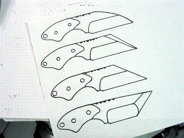 Knife Designs Patterns Drawings Thread How I Design My Knives