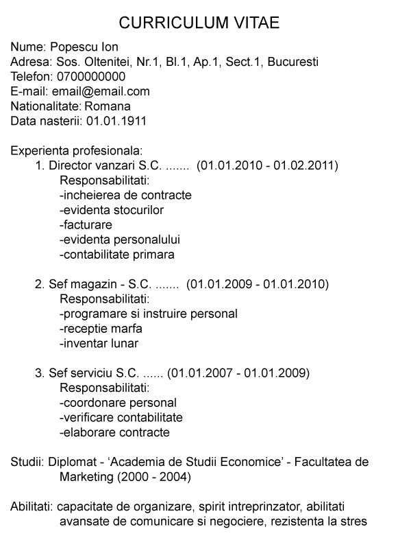 CV