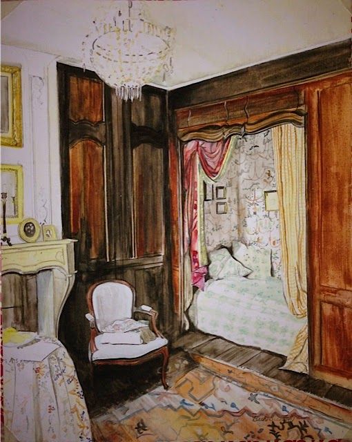404 Best Design In Art Images On Pinterest Interior Rendering Beth Scanlon Watercolor From Christophe Dugied Photo
