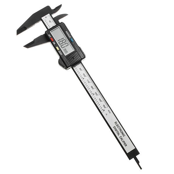 12/" Digital Electronic Vernier Plastic Caliper Micrometer LCD Measure 300mm US