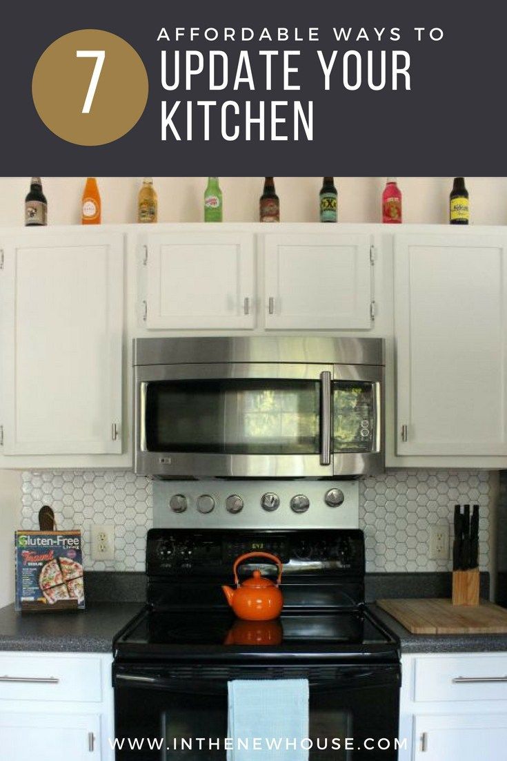 7 Affordable Ways To Update Your Kitchen - Organized-ish | Kitchen