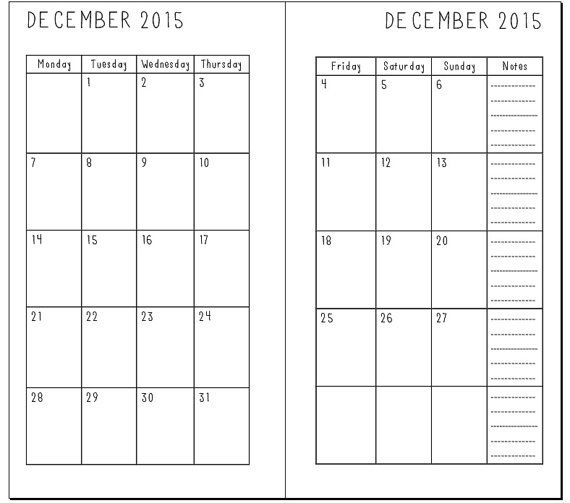 personalized monthly planner