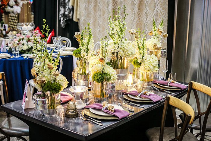 Cleveland 2018 Bridal Show Decor Inspiration Reception Table Cleveland 2018 Bridal Show Decor