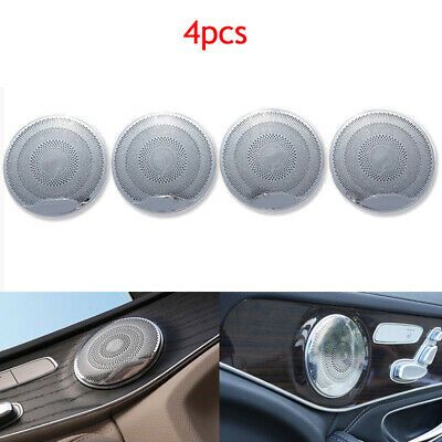 Door Burmester Audio Speaker Sound AMG Style Trim Metal Cover For Benz