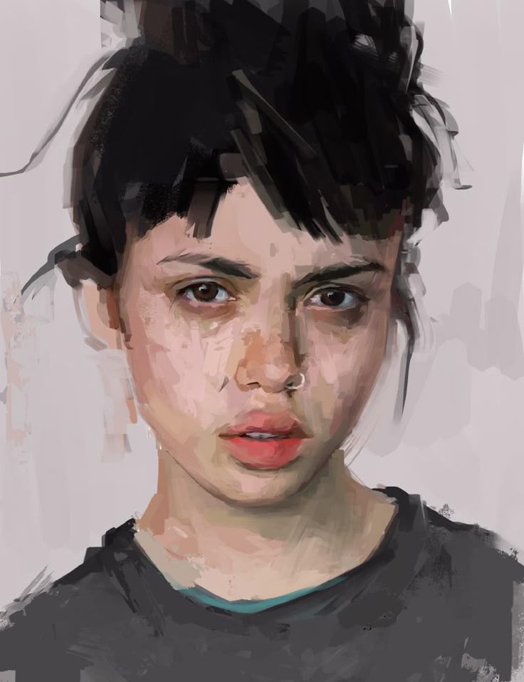 digital portrait painting