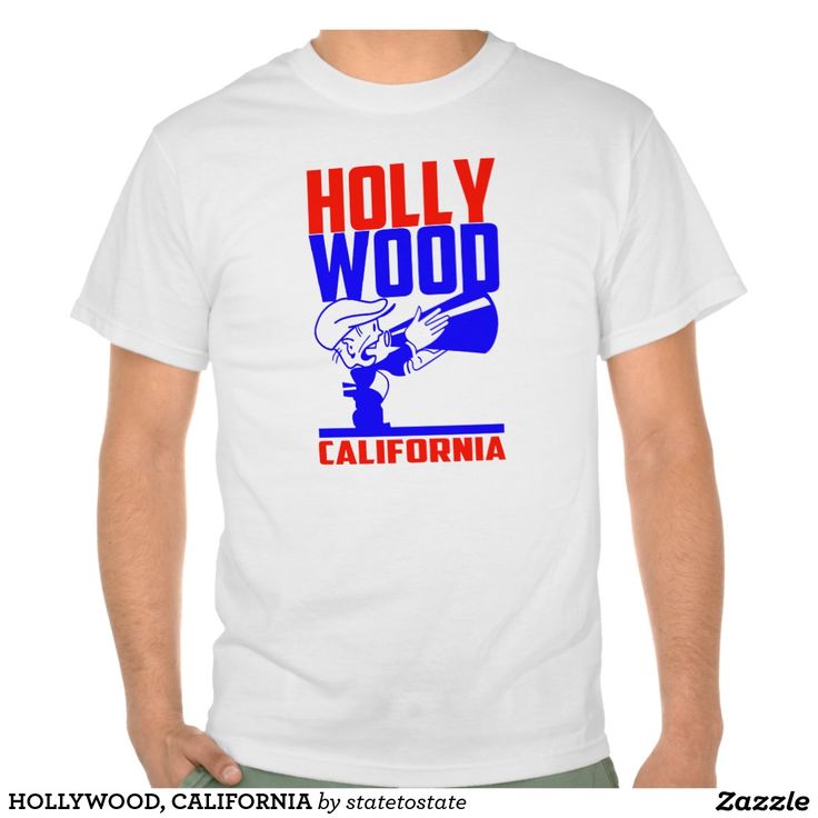 HOLLYWOOD, CALIFORNIA SHIRT | California shirt, Mens tshirts, Shirts