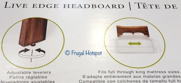 Live edge headboard sale costco