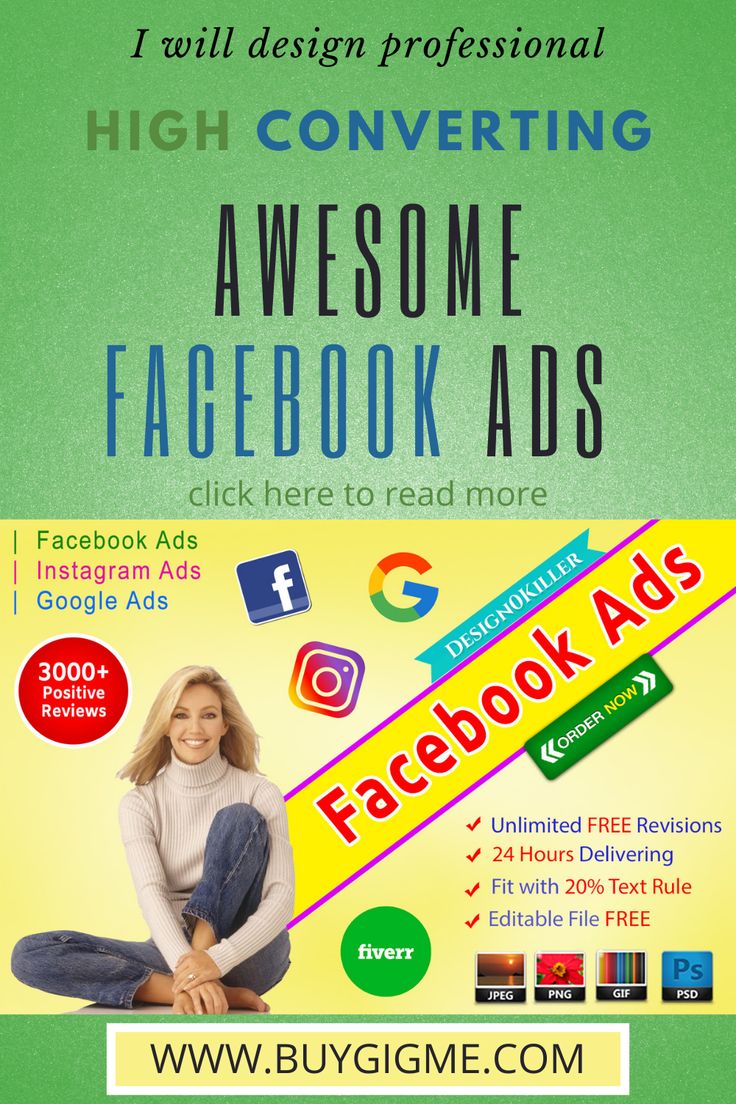 I will design awesome facebook ads facebook advertising instagram I will design awesome facebook ads facebook advertising instagram
