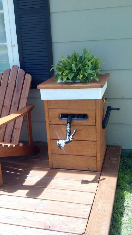 Best 25 Garden hose ideas on Pinterest Custom planter boxes with a built in garden hose reel Choice of finish Hand Made to Order My Secret Garden