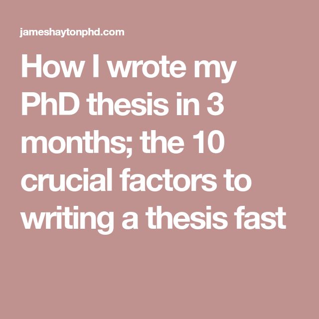 How to Write a Timetable for a Dissertation | Synonym