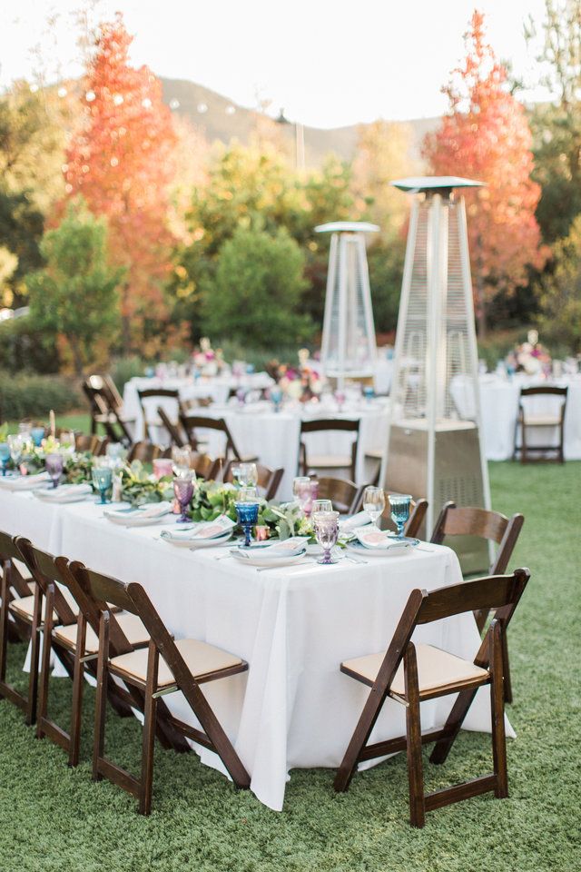 rectangle tables for wedding reception