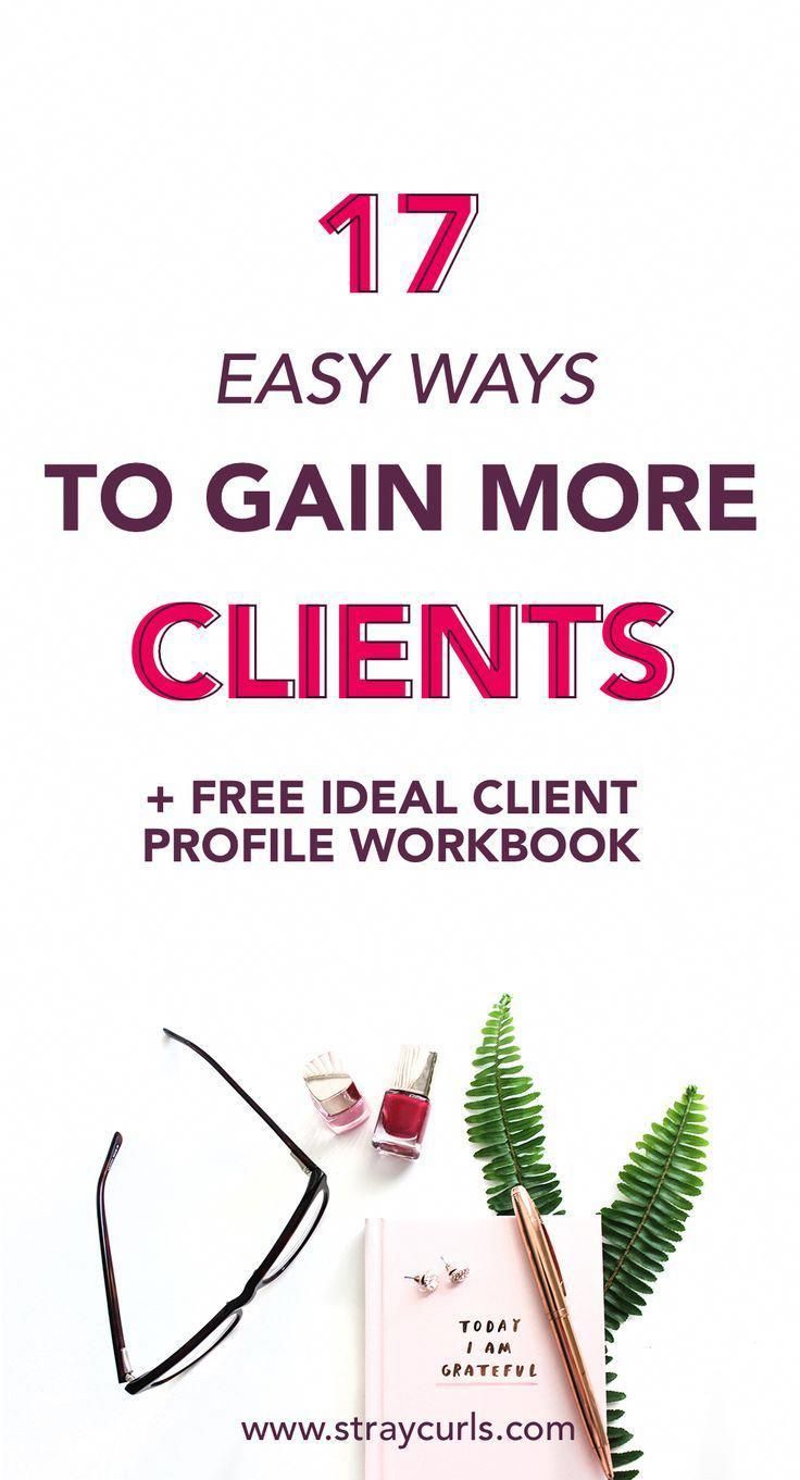 17 Easy Ways to Get More Clients (And Be Booked Out For Months) Learn how to get… – All About Personal Computers 17 Easy Ways to Get More Clients (And Be Booked Out For Months) Learn how to get… – All About Personal Computers