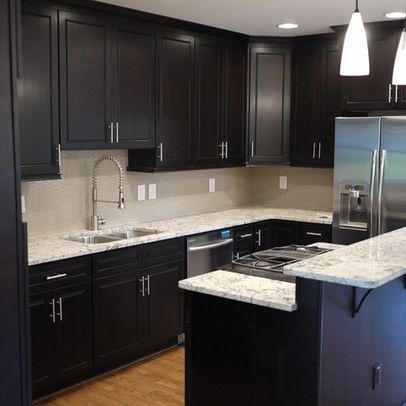 Dark Kitchen Cabinets With Light Granite best 25+ light granite ideas on pinterest | gray granite, white Dark Kitchen Cabinets With Light Granite best 25+ light granite ideas on pinterest | gray granite, white