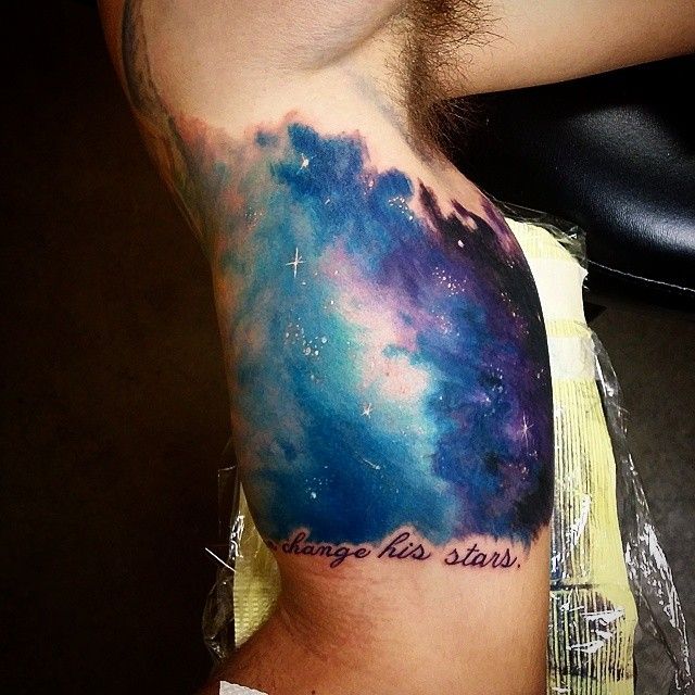 awesome night sky tattoo by saraloni troupe tatoo klrp awesome night sky tattoo by saraloni troupe tatoo klrp