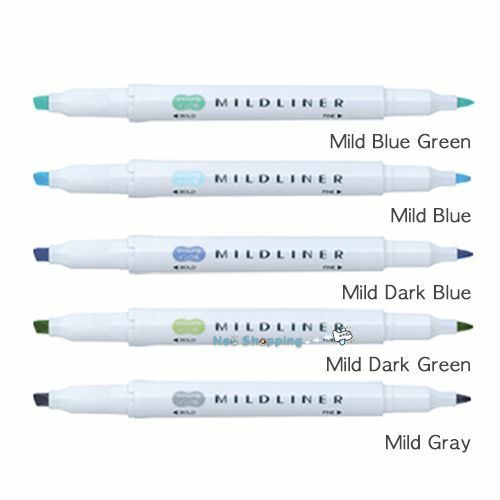 Zebra Mildliner Soft Color Double-Sided Highlighter Marker select one color