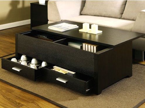 35 Home Storage Ideas Room By Furniture Coffee Table Furniture Coffee Table, Dark Wood Storage Coffee Table