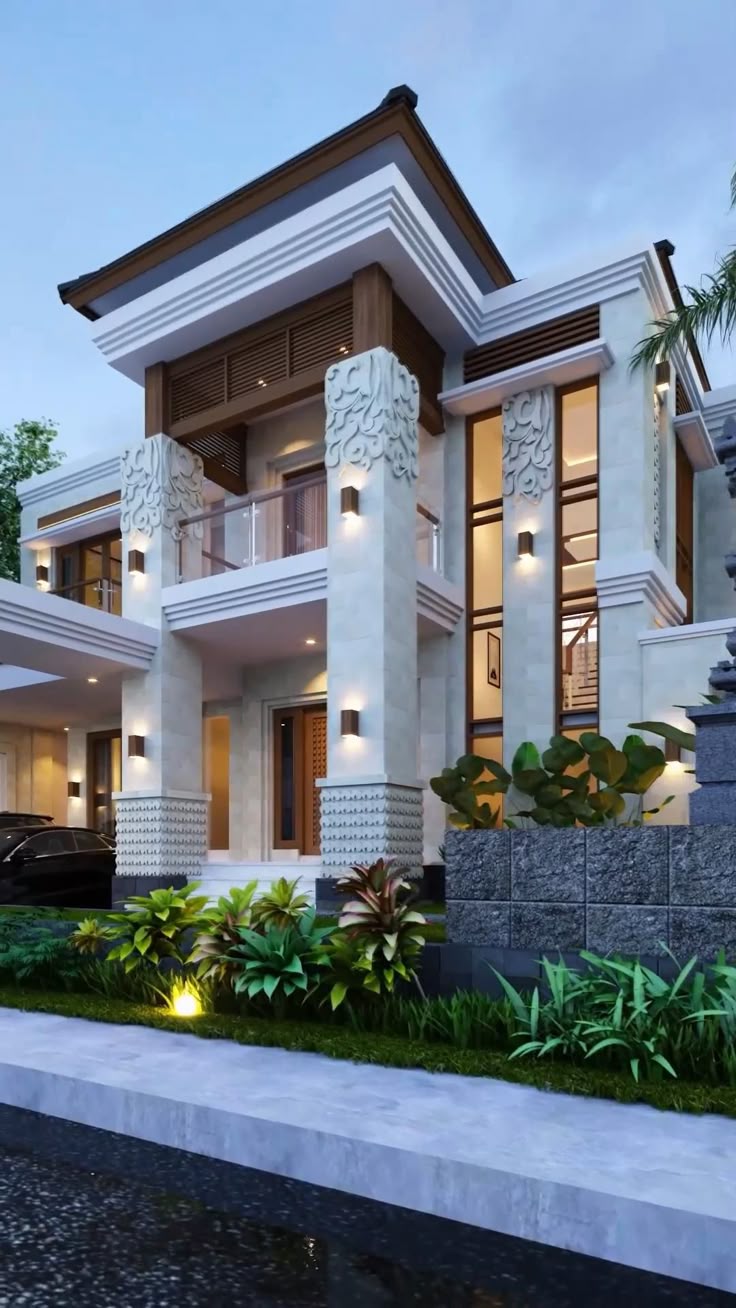 Mr Nyoman Villa Bali House 2 Floors Design Denpasar Bali In 2022 