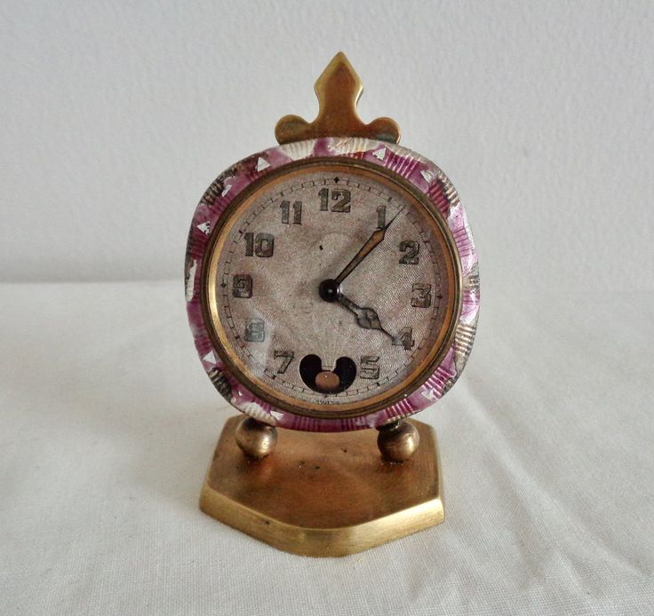 1920s Theodore Jequier Swiss Ladies Travel Clock Brevet #93017 | Travel