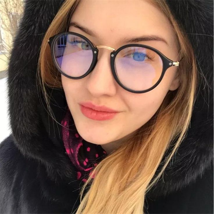 blue light glasses frame computer glasses spectacles round transparent