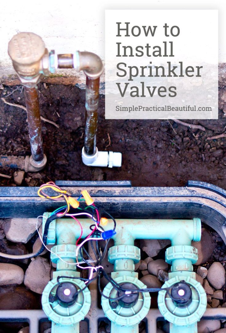 How To Install Irrigation Valves Part 1 Of The Sprinkler System How To Install Irrigation Valves Part 1 Of The Sprinkler System Outdoors Valve