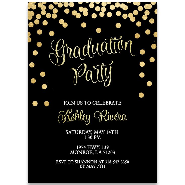 invitation graduation party