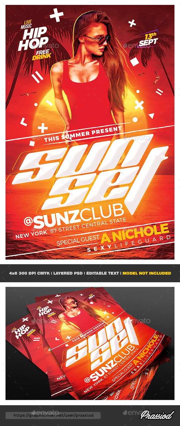 summer sunset flyer template sunset summer template flyer flyers for events templates