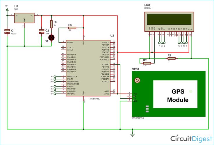 GPS module (uBlox Neo 6M) Interfacing with AVR Microcontroller Atmega16