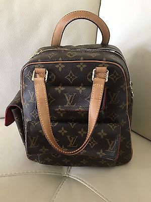 The 7 Best Ebay Images On Pinterest 50th Alteration Preowned Authentic Louis Vuitton Handbag Medium Back Pack Royal Red Suede Inside