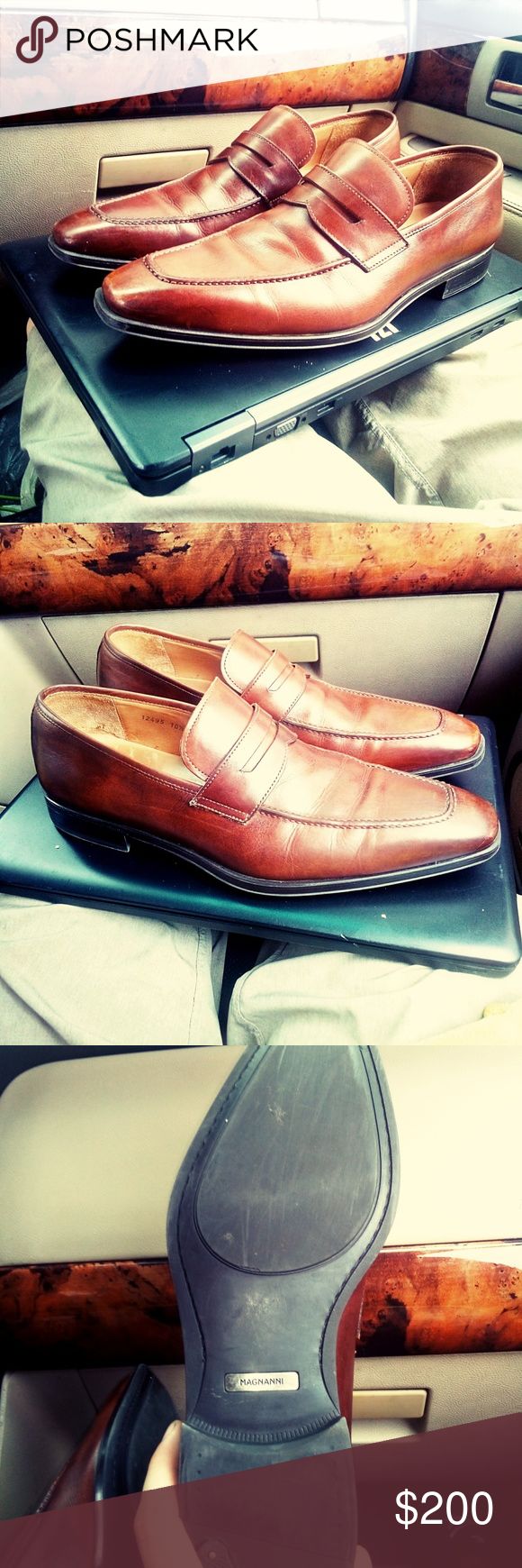 Magnanni For Neiman Marcus Penny Loafers Magnanni Neiman Marcus Penny Loafers Me...