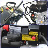 Стартер в сборе (ручной) для снегоуборщика CHAMPION ST-761E, 193500080-0001 - ку