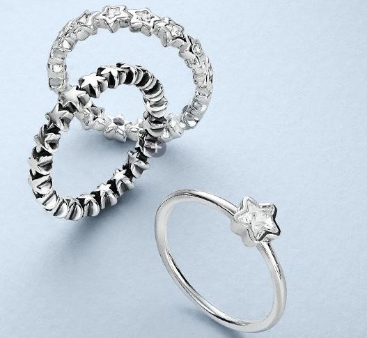 anello con stella pandora anello con stella pandora